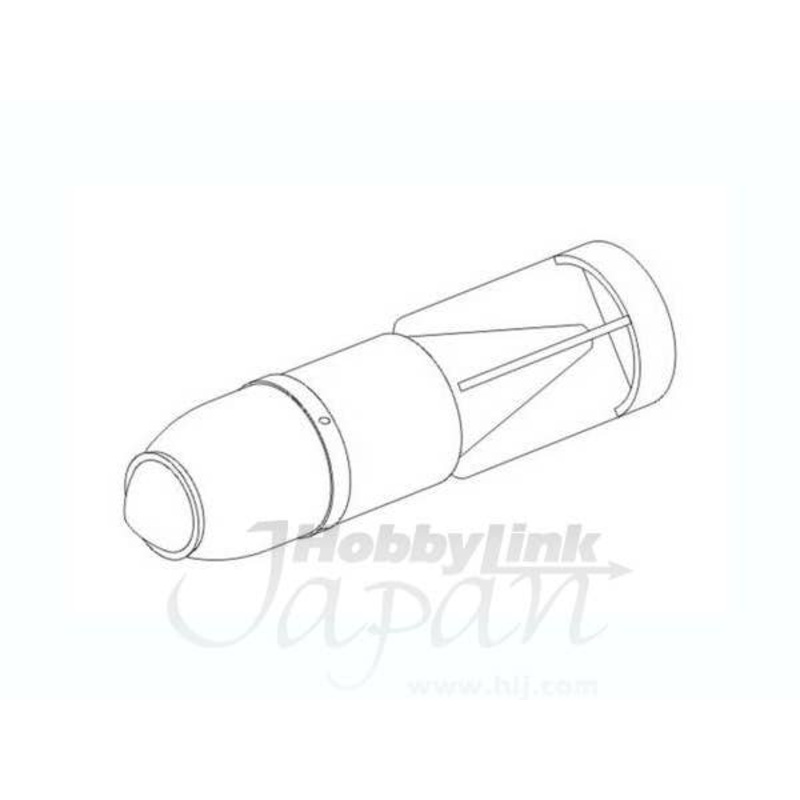 1/72 German WWII Aircraft Bombs SC 1000 Herrman for Ju 88/He 111 (4pcs)