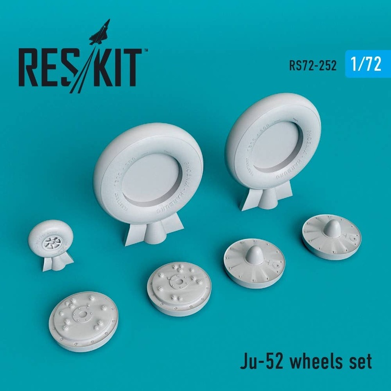 1/72 Ju -52 Wheels Set