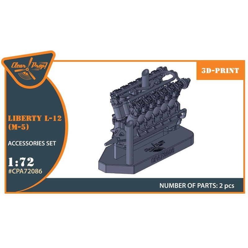 1/72 Liberty L-12 engine set 3D print