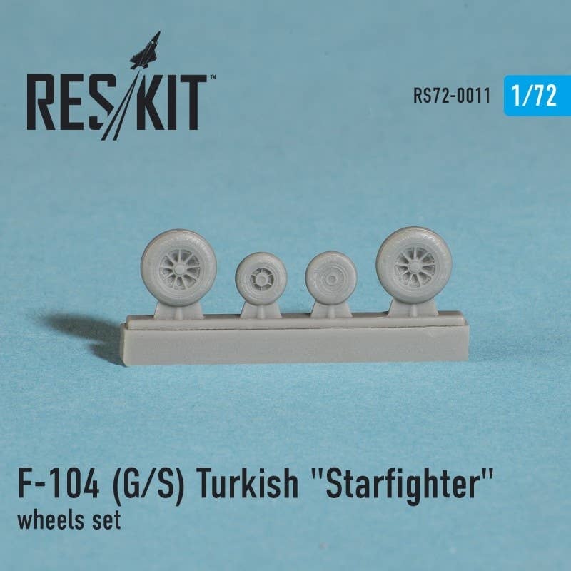1/72 Lockheed F-104 (G/S) Turkish Starfighter Wheels Set