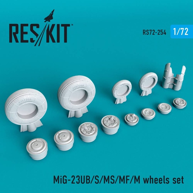 1/72 Mig-23 (Ub/S/Ms/Mf/M) Wheels Set