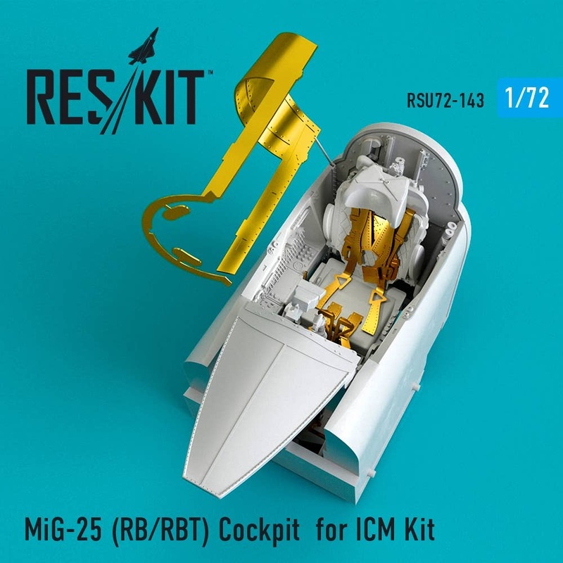 1/72 MiG-25 (RB/RBT) Cockpit for ICM Kit