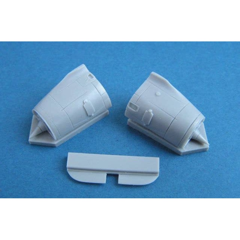 1/72 Mirage 2000 Engine Air Intakes with FOD Covers (Heller)