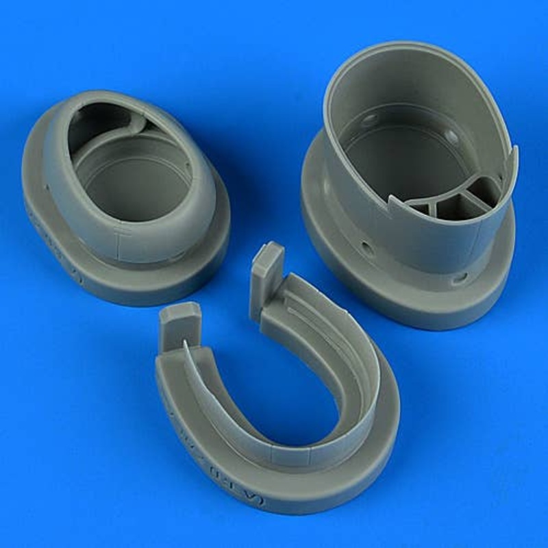 1/72 P-47D/M Thunderbolt cowling and cooling flaps (closed) (for Revell)