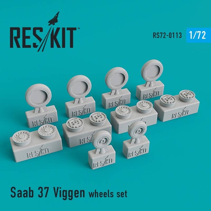 1/72 Saab 37 Viggen Wheels Set
