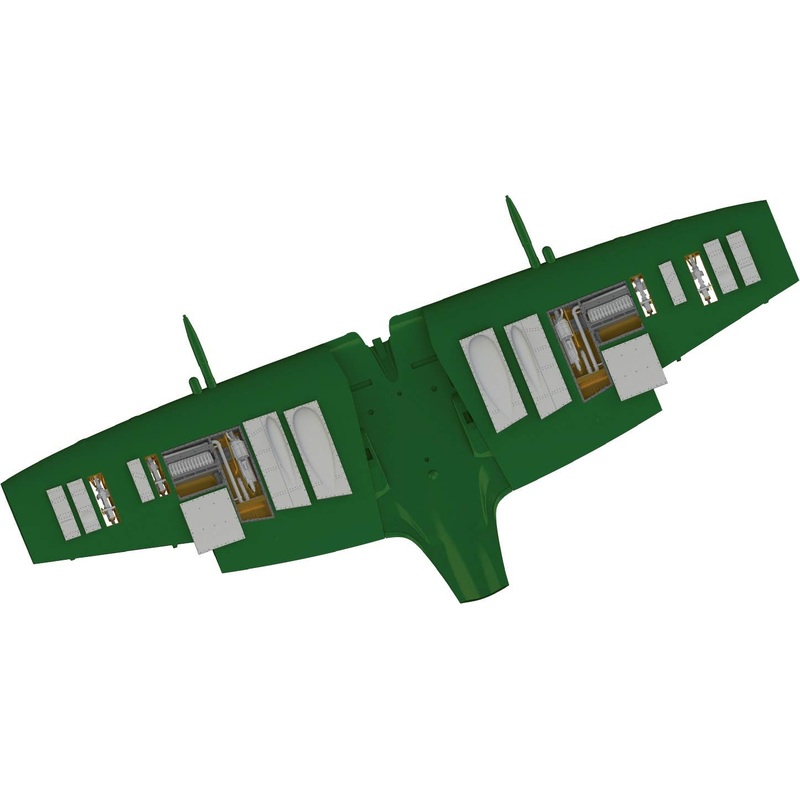 1/72 Spitfire Mk.IXc Gun Bays (Eduard)