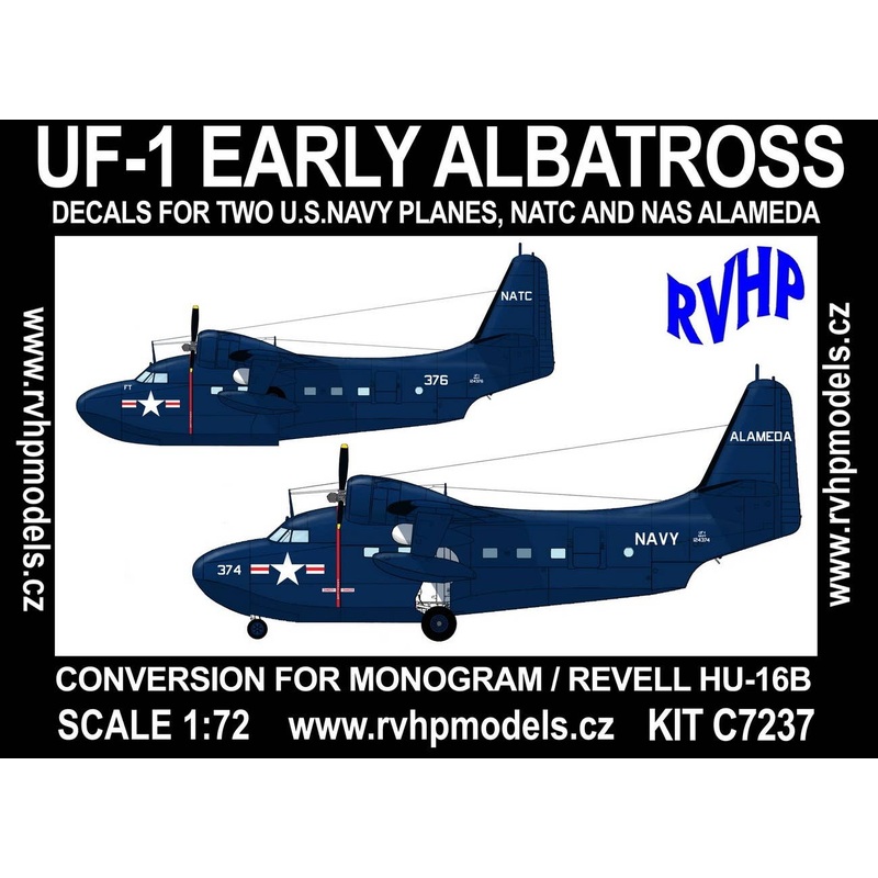 1/72 UF-1 Early Albatross Maritime Patrol Aircraft Conversion Parts Set (USN)