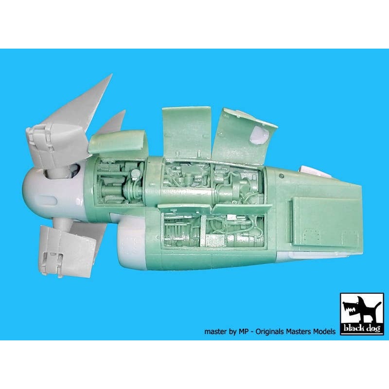 1/72 V-22 Osprey Engine (for Hasegawa)