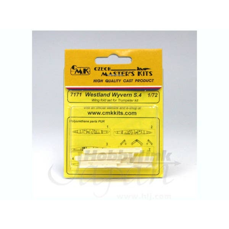 1/72 Westland Wyvern S.4 Wing Fold Set (for Trumpeter)