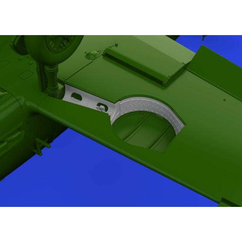 1/72 Bf 109F/G Wheel Bays Angular PRINT (for EDUARD)