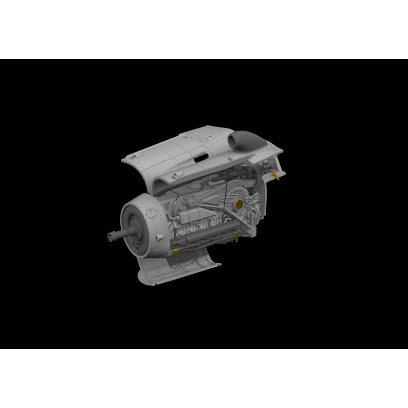 1/72 Bf 109G-10 Mtt Regensburg Engine (3D PRINT)