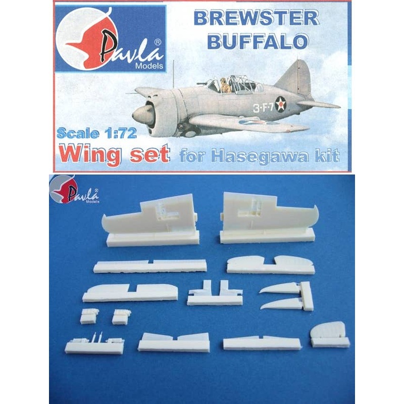 1/72 Brewster Buffalo Wing Set (For Hasegawa)