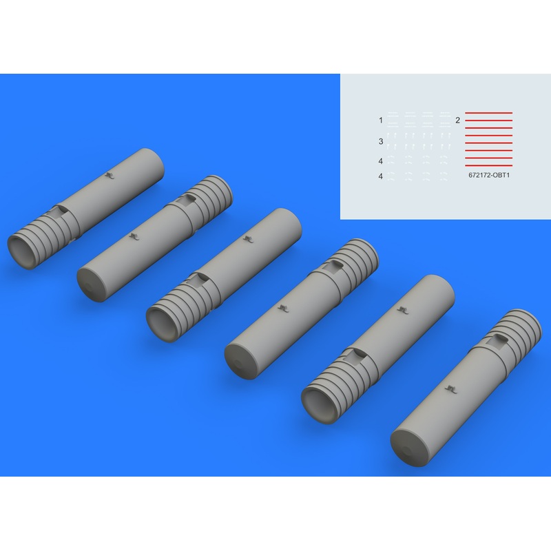 1/72 British 250lb Depth Charges (Resin w/Decal)