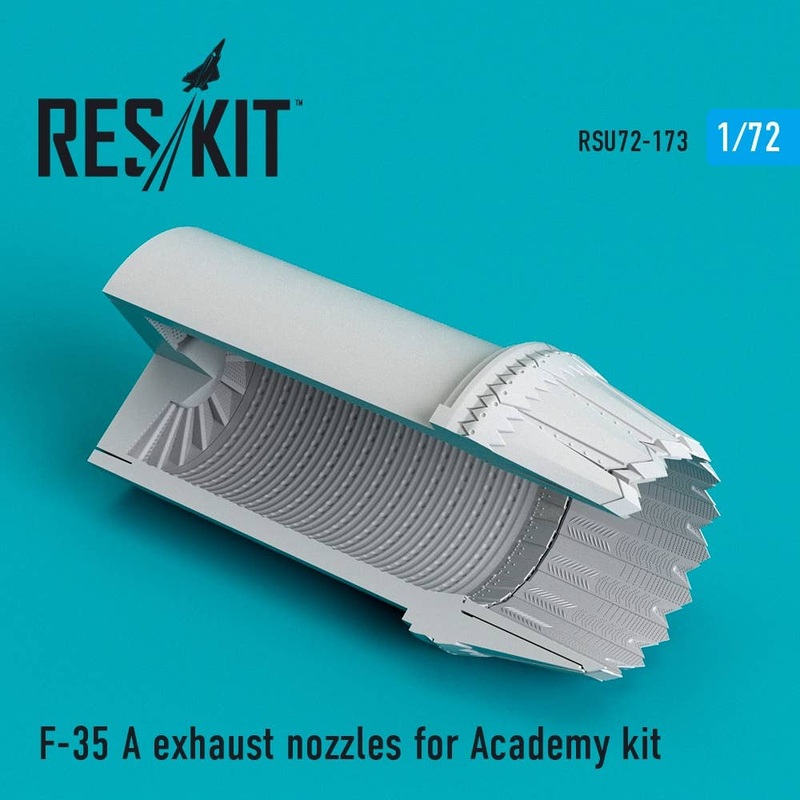 1/72 F-35 A exhaust nozzles for Academy kit
