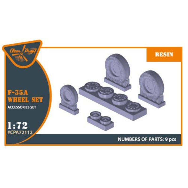 1/72 F-35A wheel set