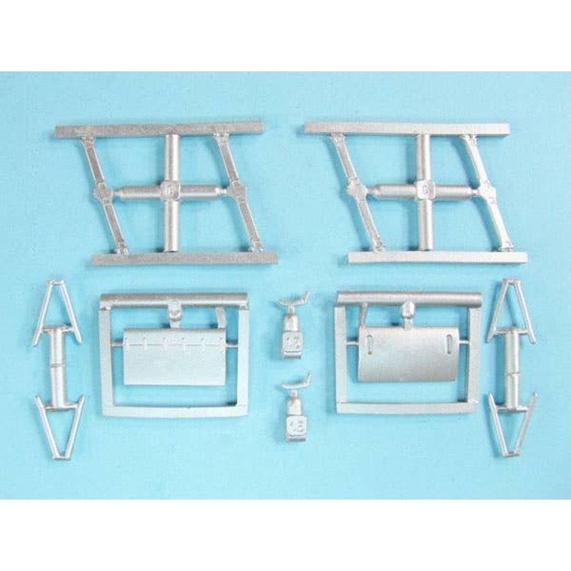 1/72 Fokker Dr.I Landing Gear + Wing Struts 2sets (For Eduard)