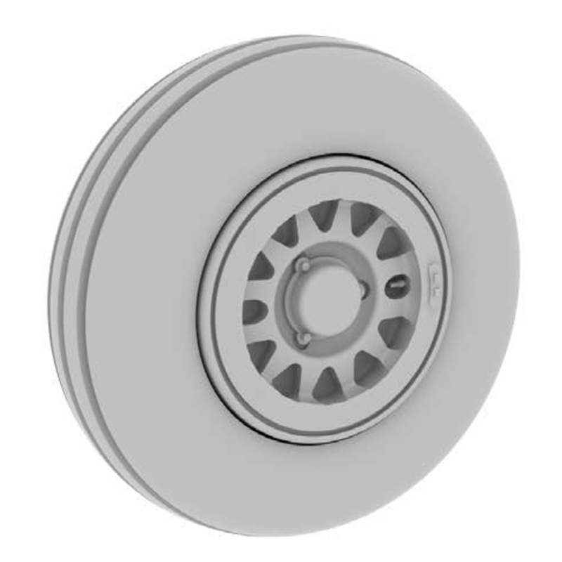 1/72 JAS-39 wheels (for Revell)