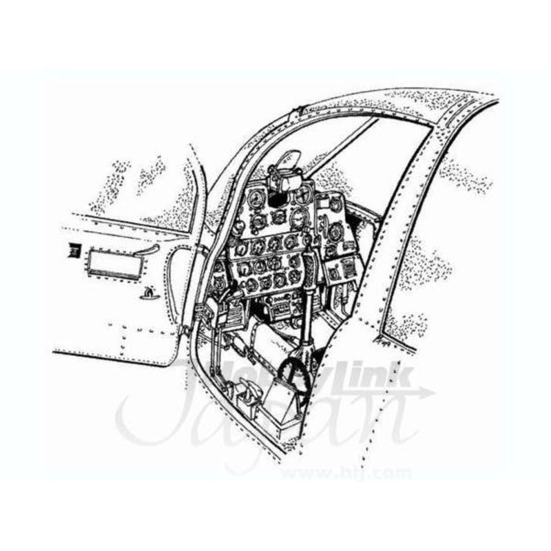1/72 P-39Q interior set