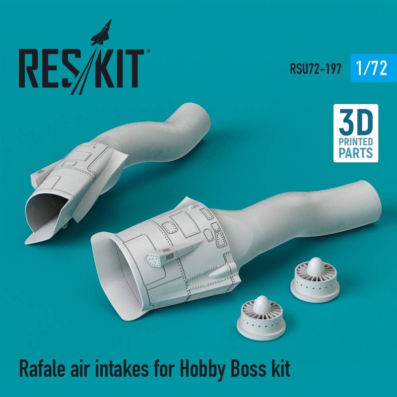 1/72 Rafale air intakes for Hobby Boss kit (3D Printing)