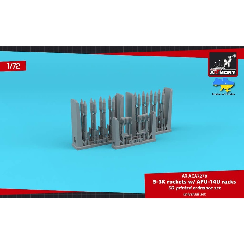 1/72 S-3K unguided missiles w/ APU-14U launcher racks