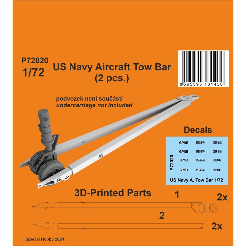 1/72 US Navy Aircraft Tow Bar (2 pcs)