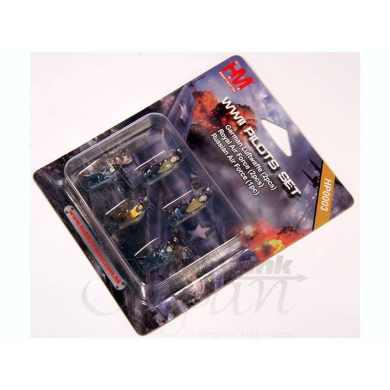 1/72 WWII Pilot Figures Set