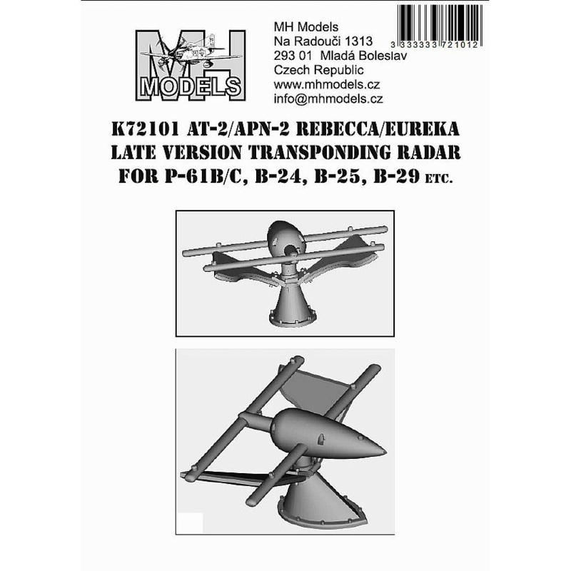 1/72 AT-2/APN-2 Rebecca/Eureka Late transponding radar (1 set)