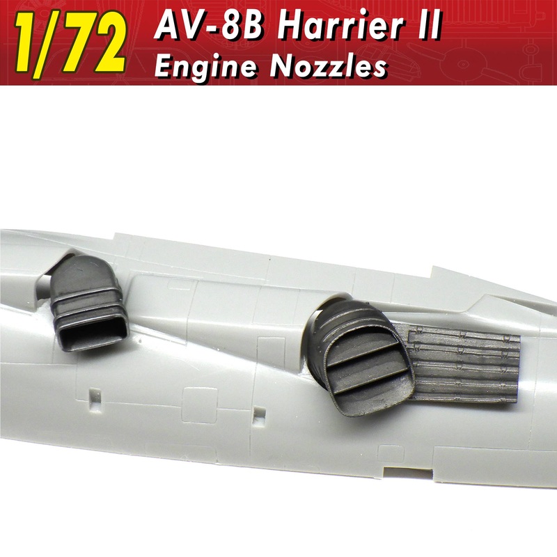 1/72 AV-8B Harrier II Engine Nozzles