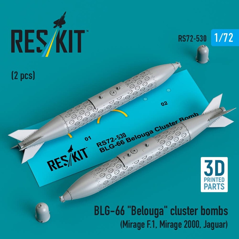 1/72 BLG-66 Belouga cluster bombs (2 pcs)