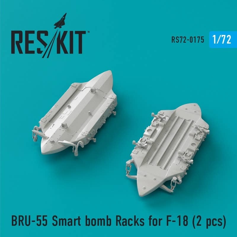 1/72 BRU-55 Smart Bomb Racks for F-18 (2pcs)
