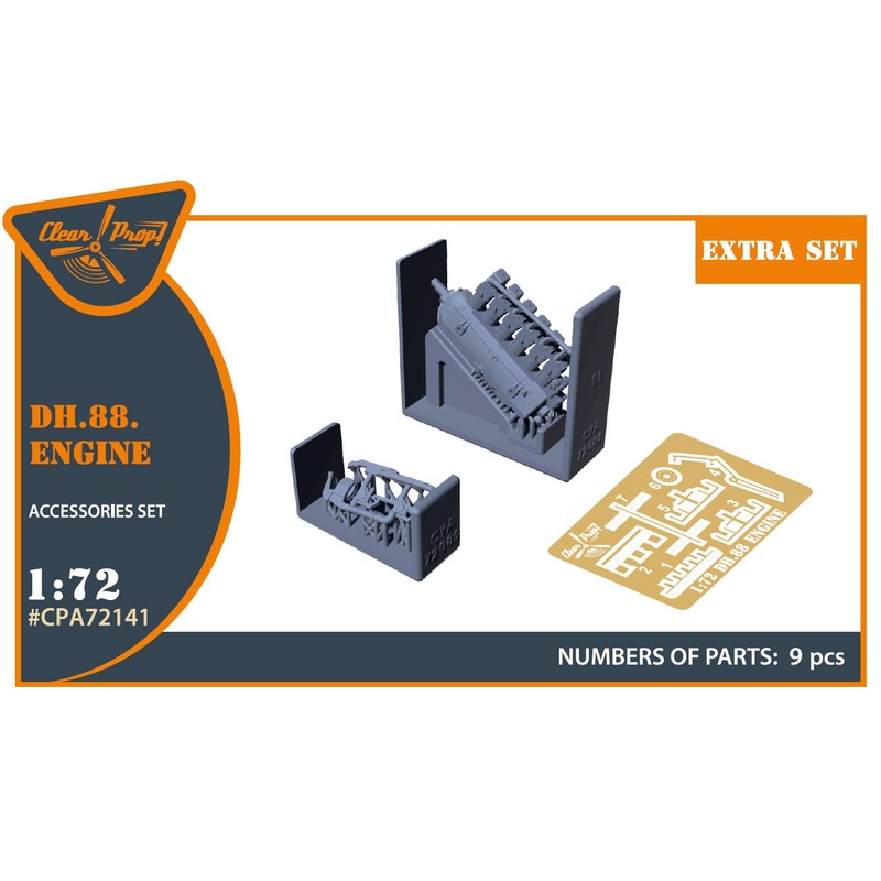 1/72 DH.88 Comet engine set 3D print