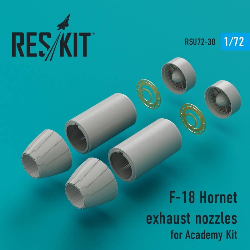 1/72 F-18 Hornet Exhaust Nozzles (for Academy)