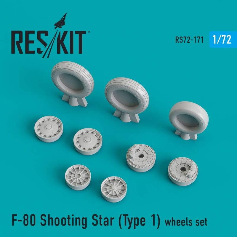 1/72 F-80 Shooting Star (Type 1) Wheels Set