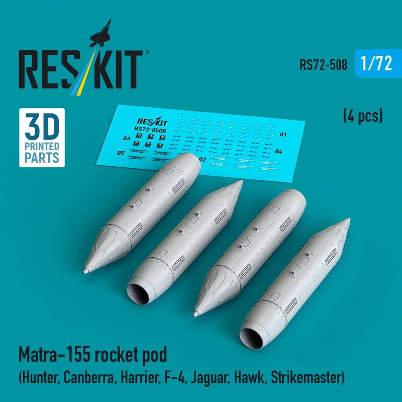1/72 Matra-155 rocket pod (4 pcs)