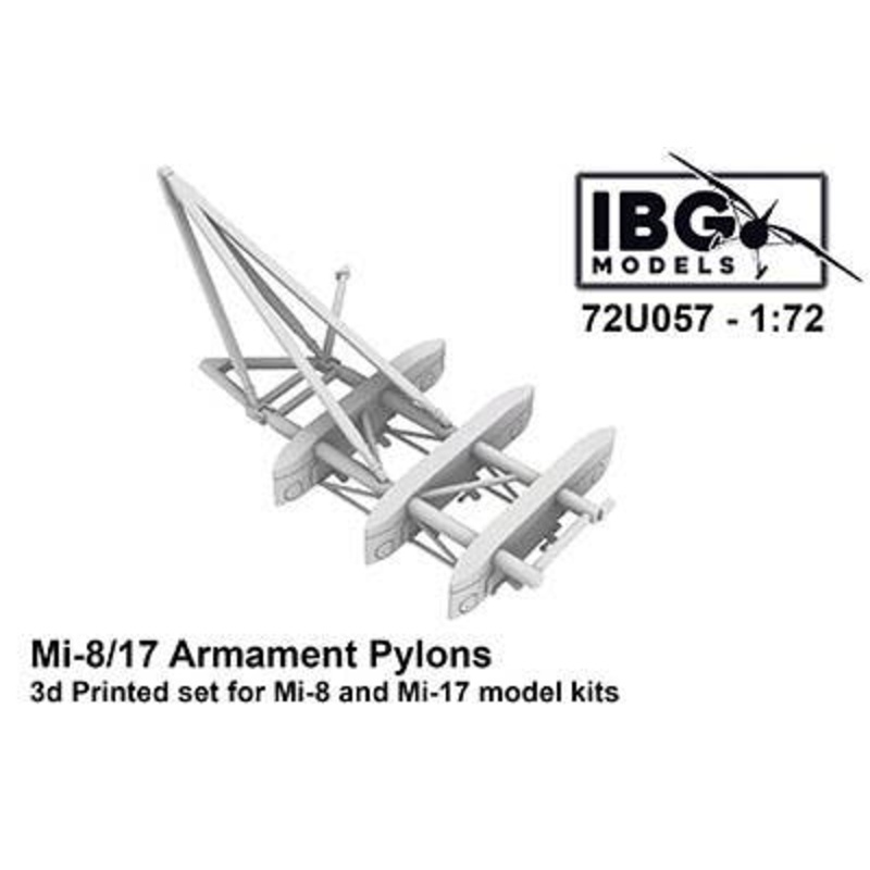 1/72 Mi-8/17 Armament Pylons 3d Printed set for Mi-8 and Mi-17 model kits