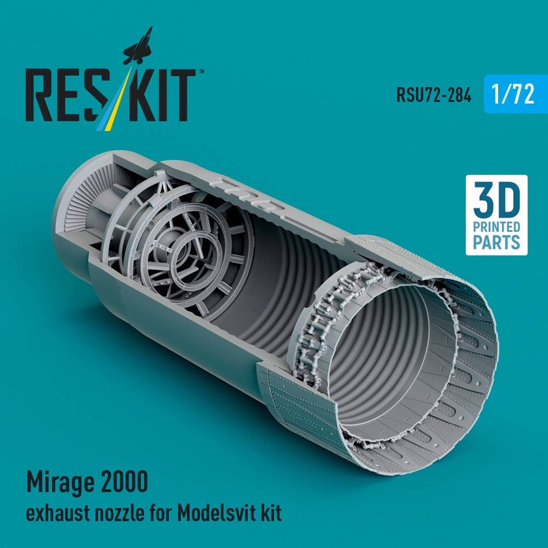 1/72 Mirage 2000 exhaust nozzle for Modelsvit kit