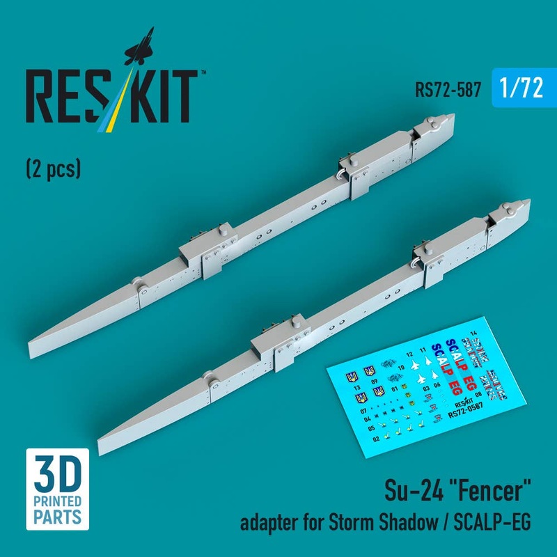 1/72 Su-24 Fencer adapter for Storm Shadow / SCALP-EG (2 pcs) (3D Printed)