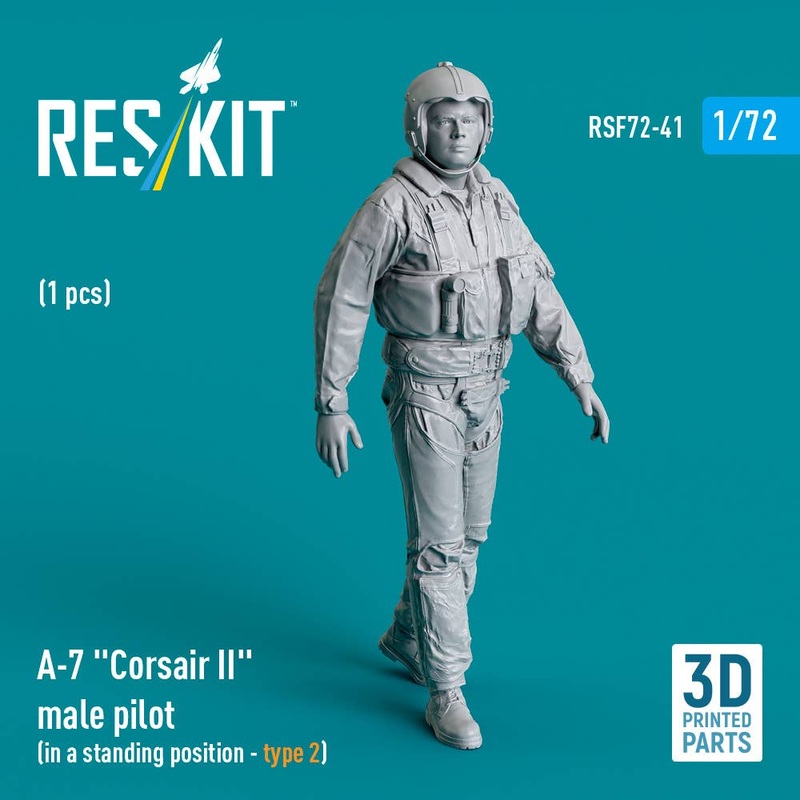 1/72 A-7 Corsair II male pilot (in a standing position - type 2) (1 pcs)