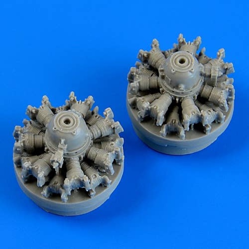 1/72 C-47 Skytrain Engines (for Airfix)