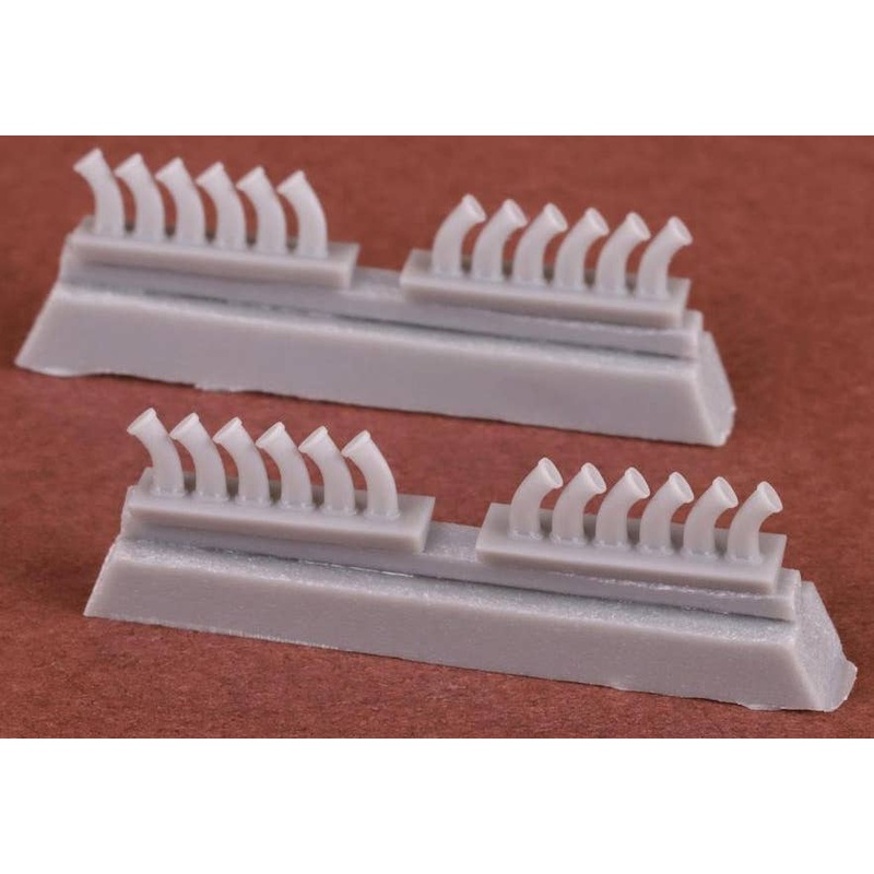 1/72 De Havilland Mosquito B Mk.XVI Exhaust set for Airfix kit