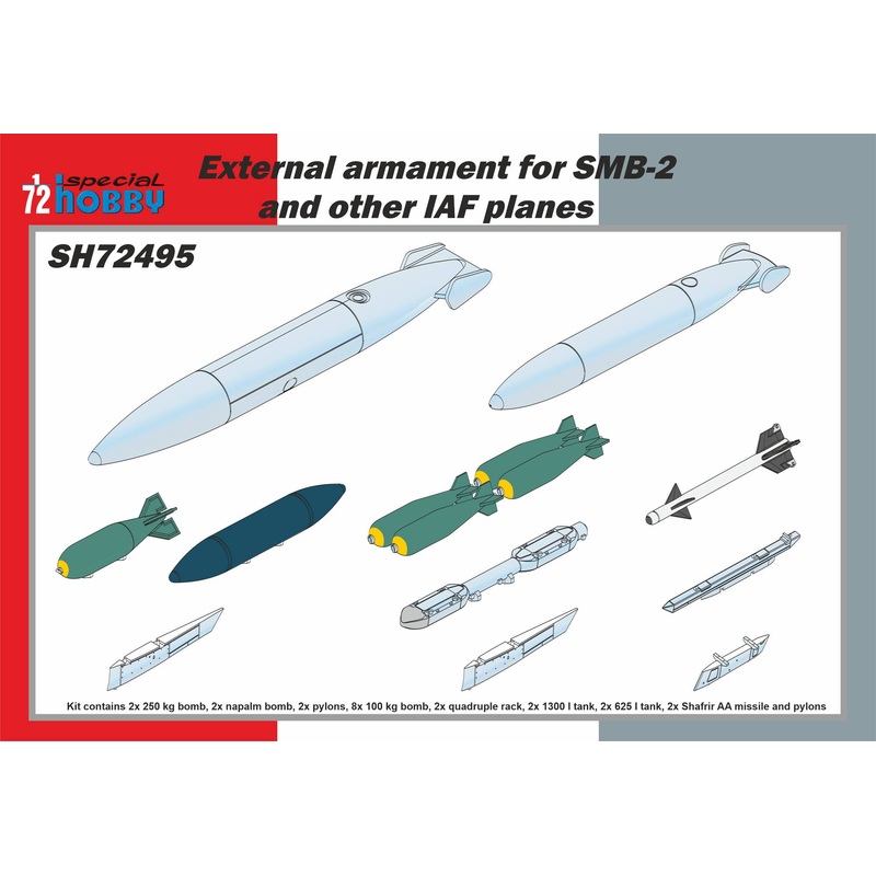 1/72 External armament for SMB-2 and other IAF planes
