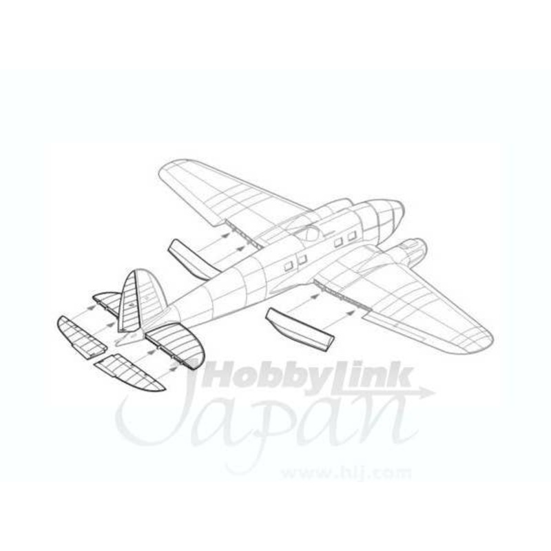 1/72 He 111H Control Surfaces Set (for Hasegawa)