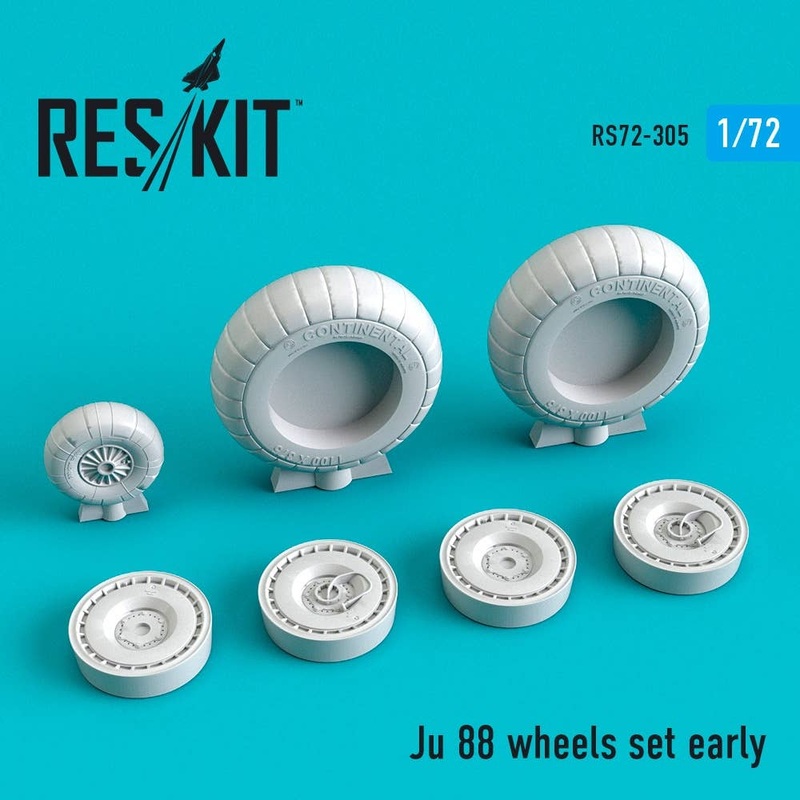 1/72 Ju 88 wheels set early