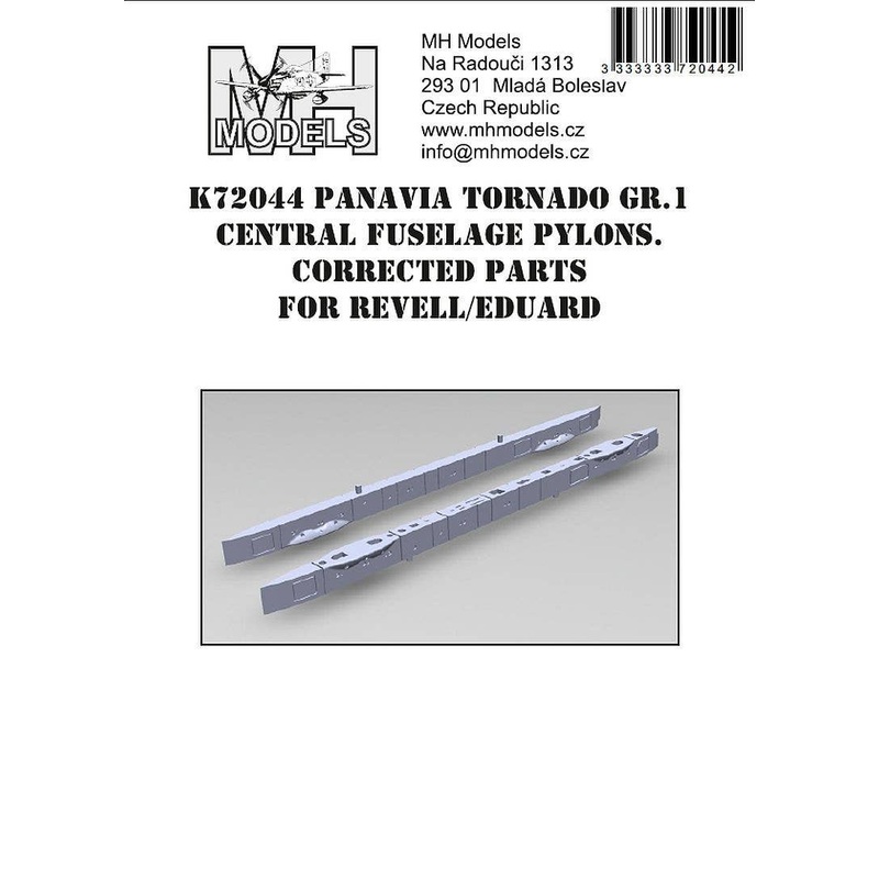 1/72 Tornado GR.1 Central Fuselage Pylons for Revell / Eduard