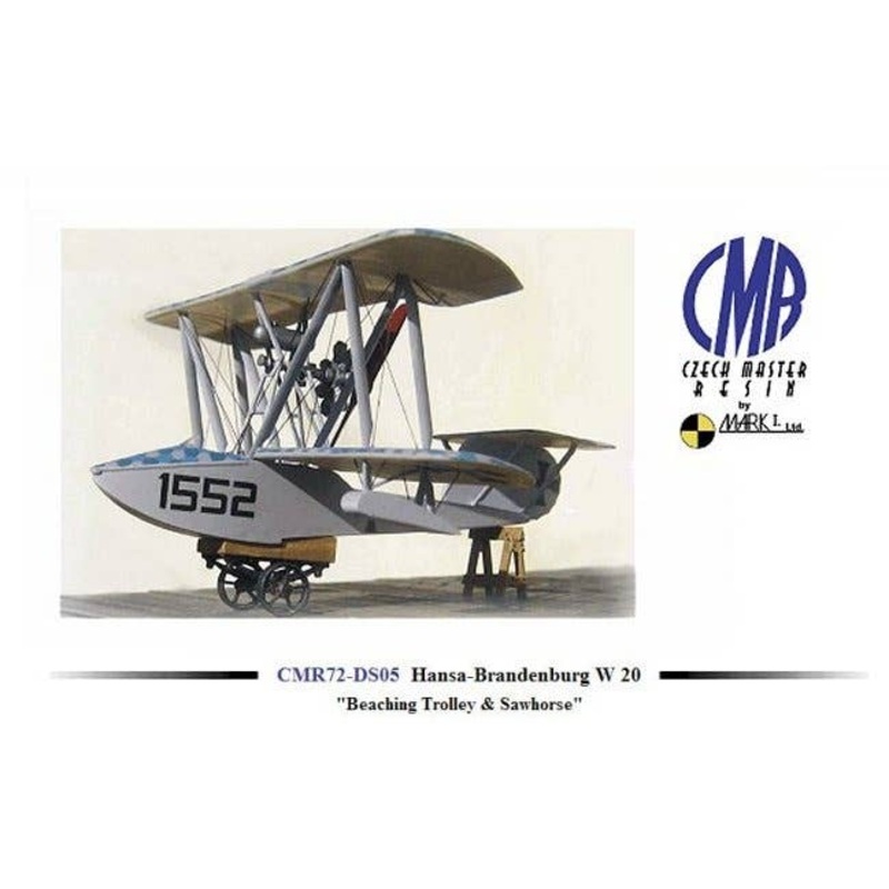 1/72 Beaching Trolley & Sawhorse for Hansa W.20