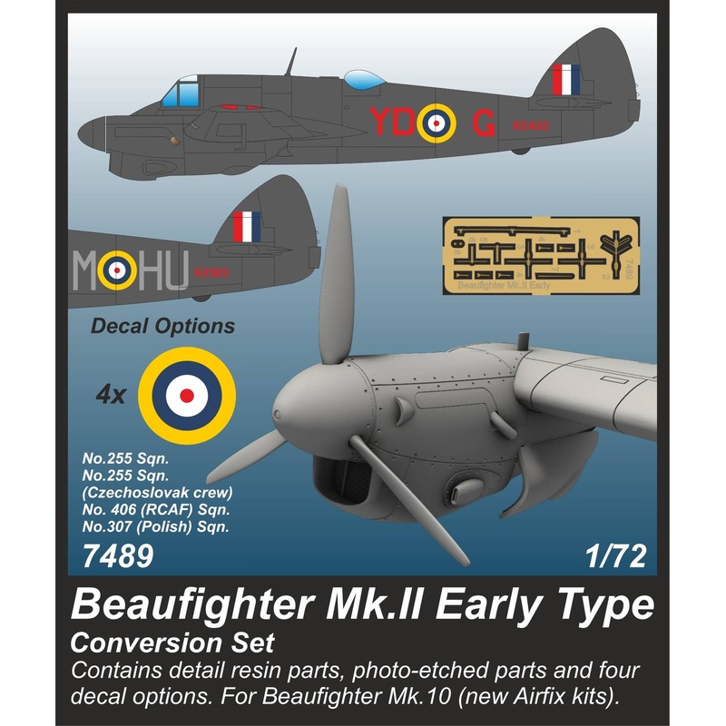 1/72 Beaufighter Mk.II Early Type Conversion set