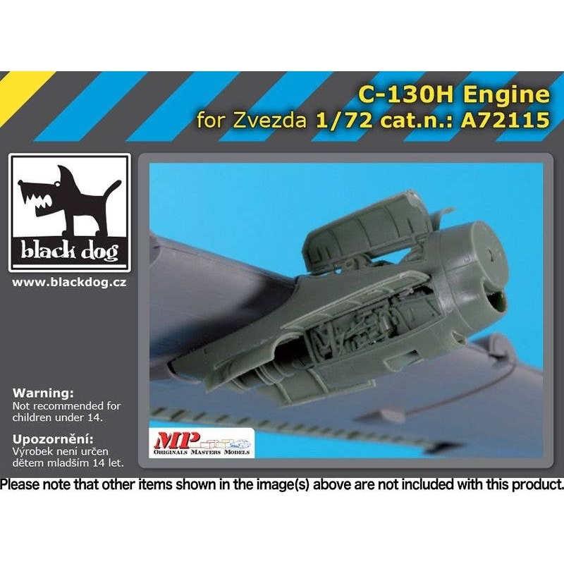 1/72 C-130H Hercules engine
