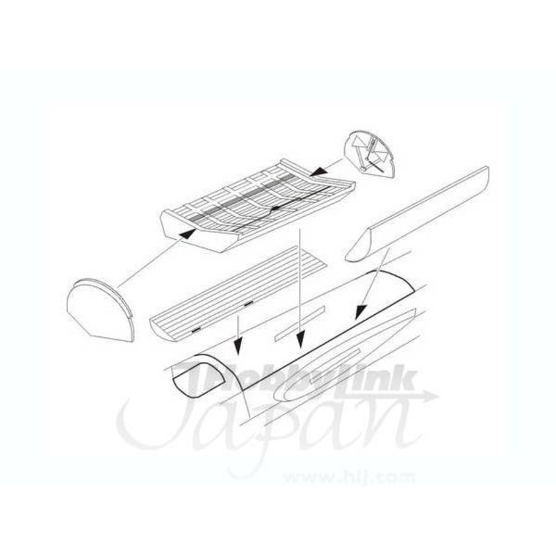 1/72 Camberra PR Mk.9 Bomb Bay (for Airfix)
