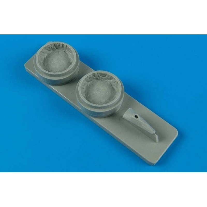 1/72 Curtiss P-40B/C Wheel Bay (for Airfix)