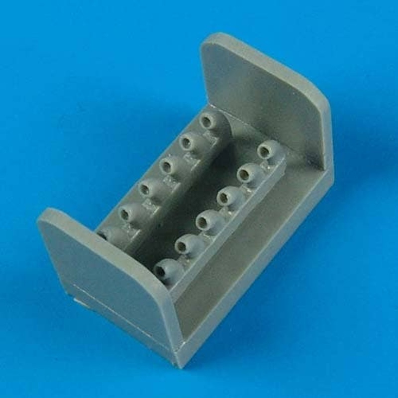 1/72 Curtiss P-40B Exhaust (for Airfix)